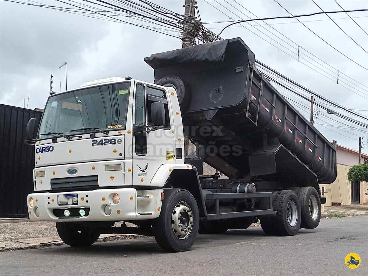 CAMINHAO FORD CARGO 2428 Caçamba Basculante Truck 6x2 Progrex Caminhões CAMPINAS SÃO PAULO SP